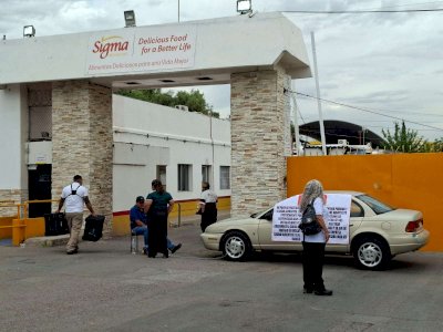 Exige trabajador atención médica por accidente en Sigma Alimentos