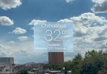Llega termómetro a los 32°C; reportan 60% de probabilidad de lluvia