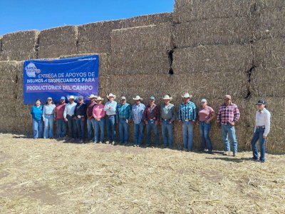 Entrega Estado más de 140 mil pacas a 15 mil productores