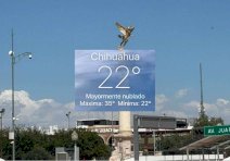 Amanece Chihuahua con 22°C; Prevén domingo caluroso y lloviznas