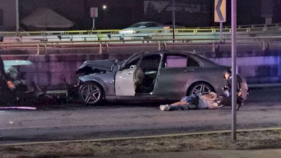 Deja choque seis personas heridas tras persecución al norte 