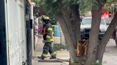 Monitorean vivienda afectada por fuerte explosión en Quintas Carolinas