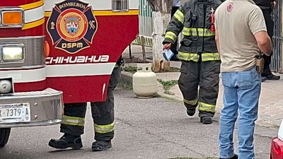 Deja dos heridos explosion de tanque de gas en Quintas Carolinas 