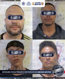 Capturan a cuatro con diversas dosis de droga en la ciudad 