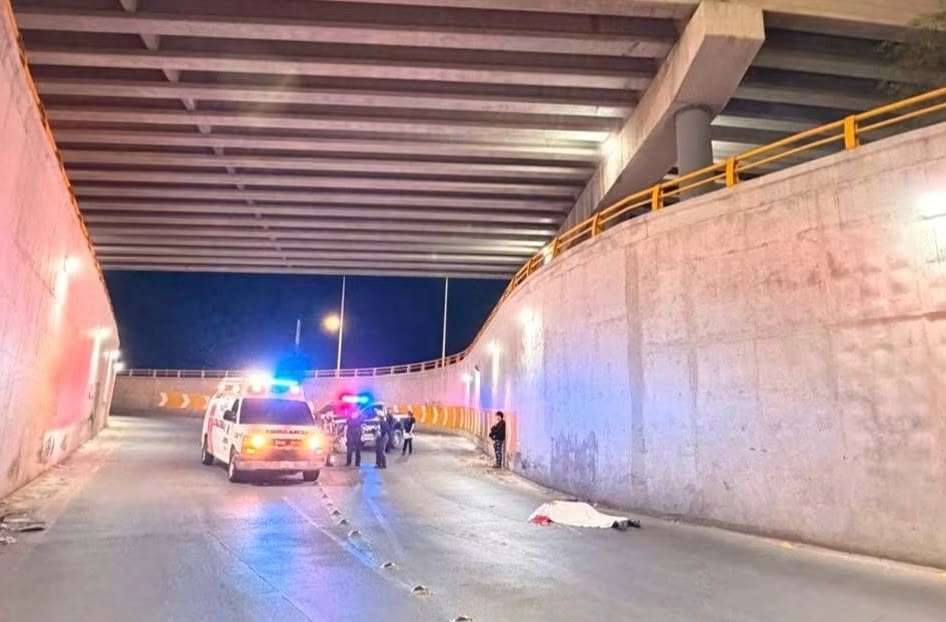 Joven se lanza del distribuidor vial en la Talamás Camandari y muere