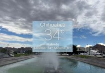 Golpea calor de 34°C a Chihuahua pese a cielo nublado