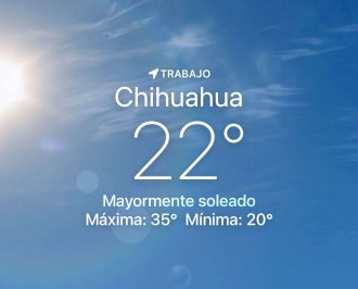 Se espera día soleado con máxima de 35 grados centígrados 