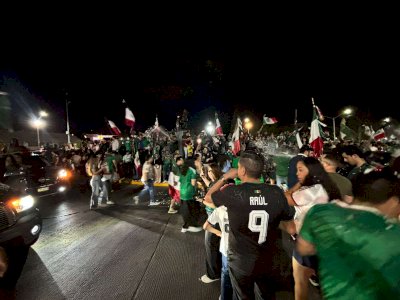 Festejan en grande victoria de México ante Corea en el Pancho Villa 