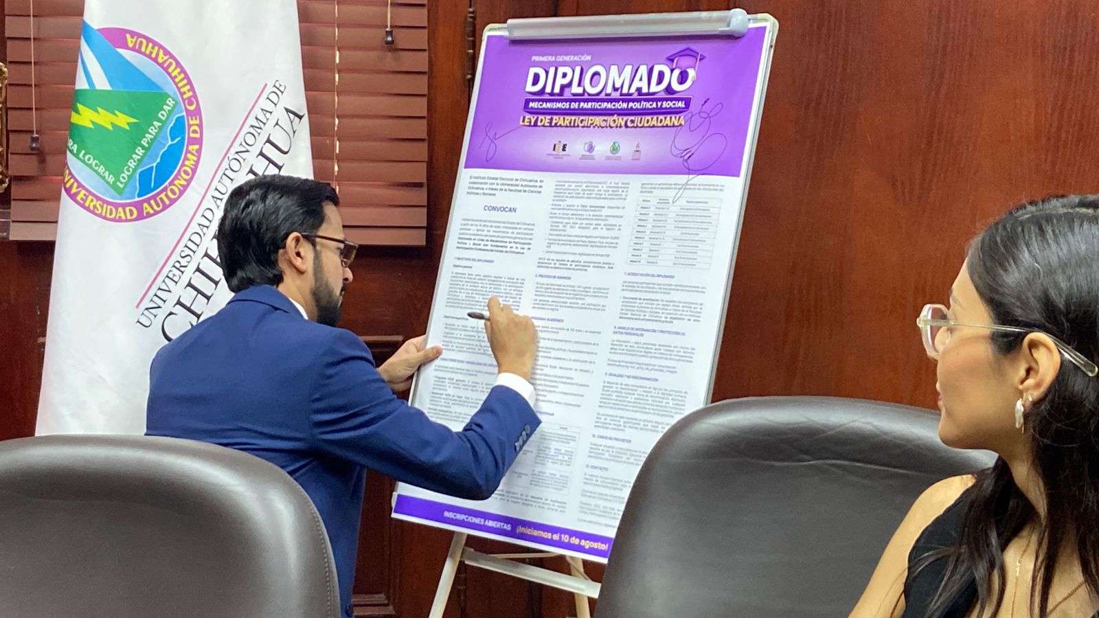 Lanzan IEE y Uach diplomado gratuito sobre participación ciudadana