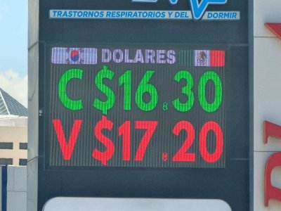 Sigue el dólar a $17.20 en la casa de cambio PK