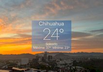 Amanece a 24°C; prevén domingo caluroso con máxima de 37°C