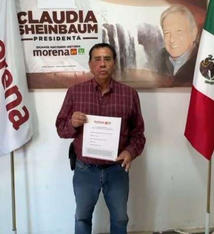 Se registra Martín Chaparro para la Coordinación Estatal de Morena 