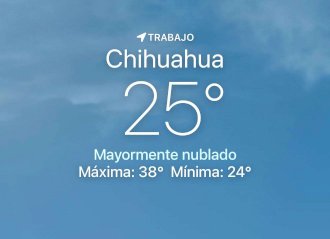 Se espera calorón con máxima de 38 grados centígrados 
