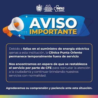 Suspende operaciones Clínica Impas de Punta Oriente por falla eléctrica
