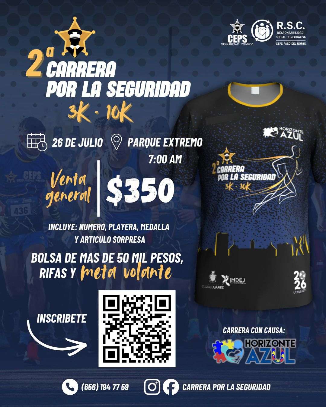 Apoyarán a niños y jóvenes con autismo con Carrera por la Seguridad 