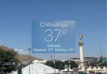 Azota intenso calor a Chihuahua con 37°C