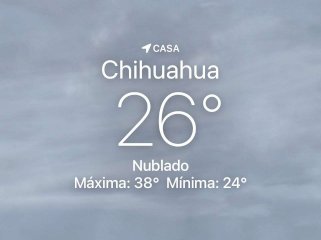 Se espera mañana nubosa con 26 grados centígrados 