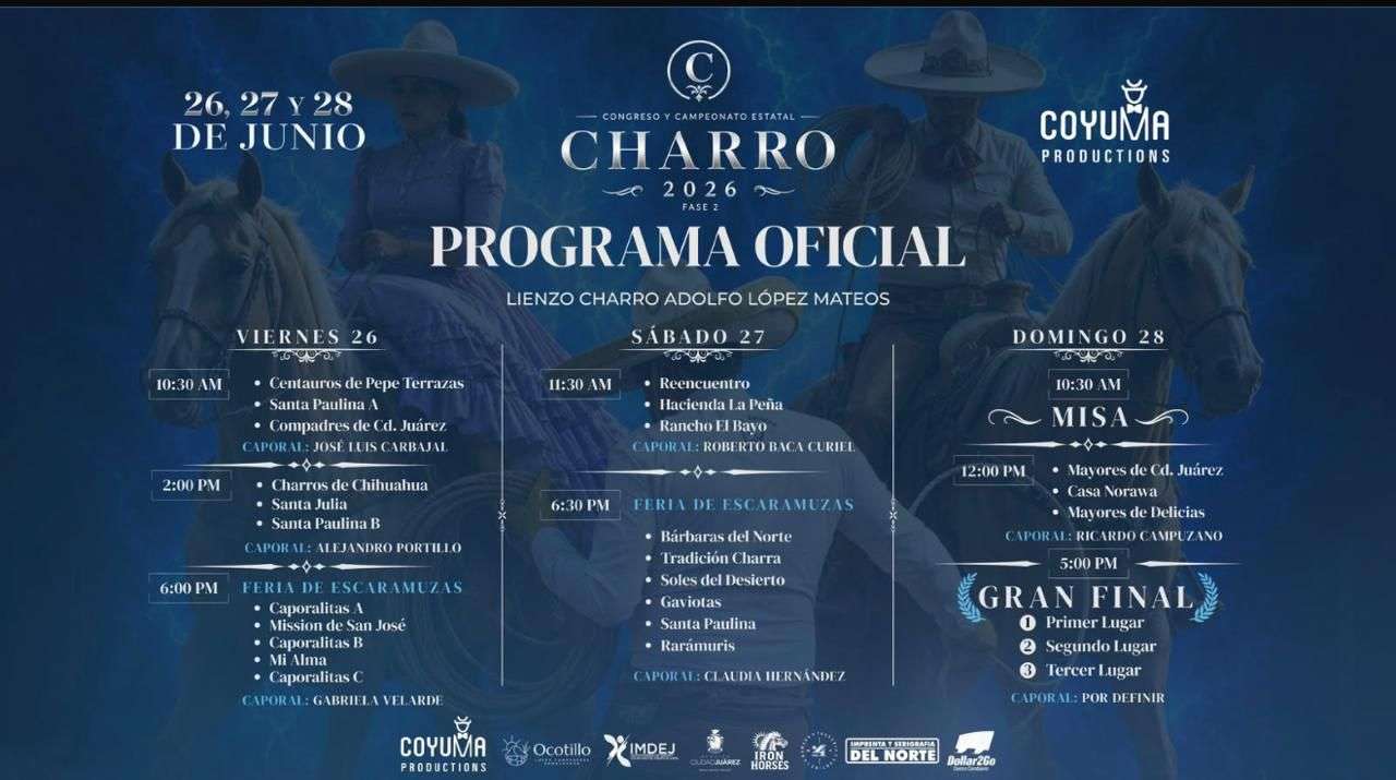 Continúan hoy aquí eventos del Campeonato Estatal Charro 