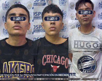 Capturan a tres por homicidio en la colonia Infonavit Karike 