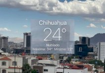 Amanece Chihuahua a 24°C con cielo nublado; prevén lluvias