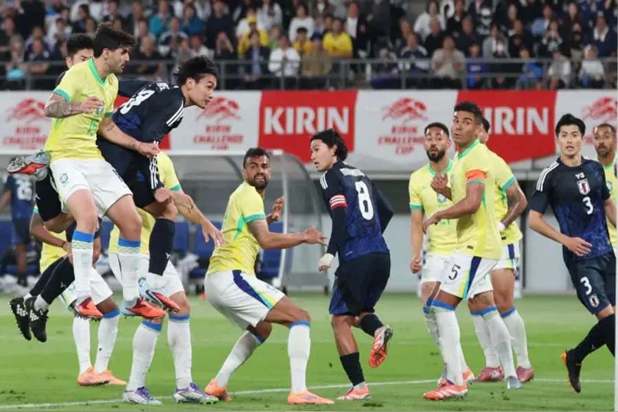 Remonta Brasil a Japón y avanza a los octavos de final 