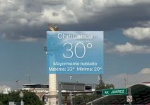 Descienden nublados altas temperaturas; llega máxima a 30°C 