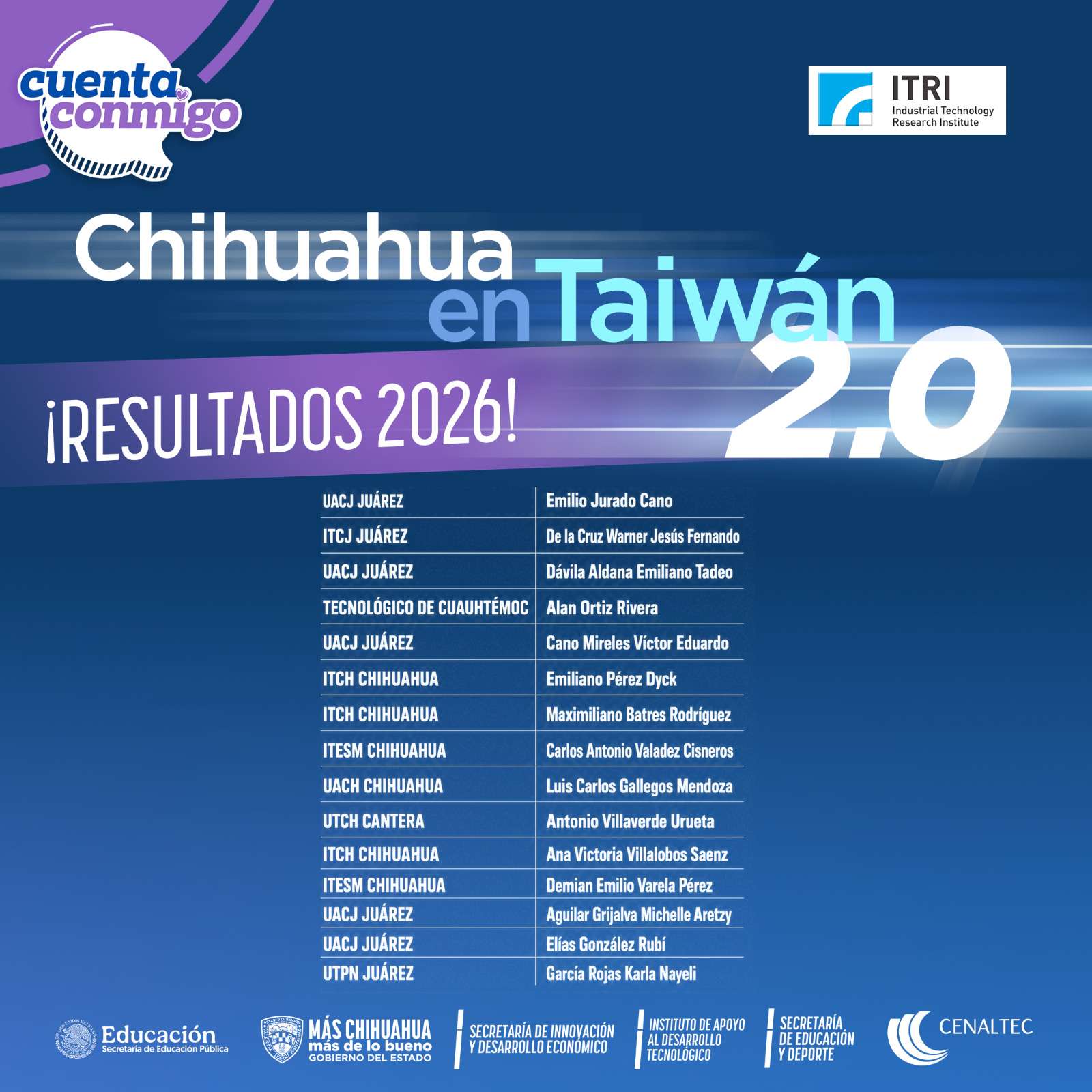 Seleccionan a 15 estudiantes para especializarse en IA en Taiwán