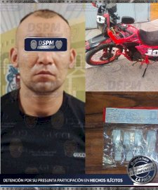 Detienen a motociclista con cristal en Jardines de Oriente 