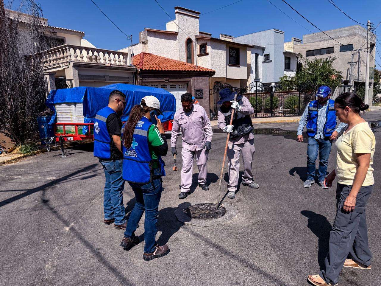 Repara JMAS alcantarillas en fraccionamiento Alondra 