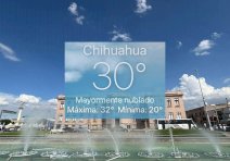 Llega termómetro a 30°C; Cielo nublado da tregua al calor 