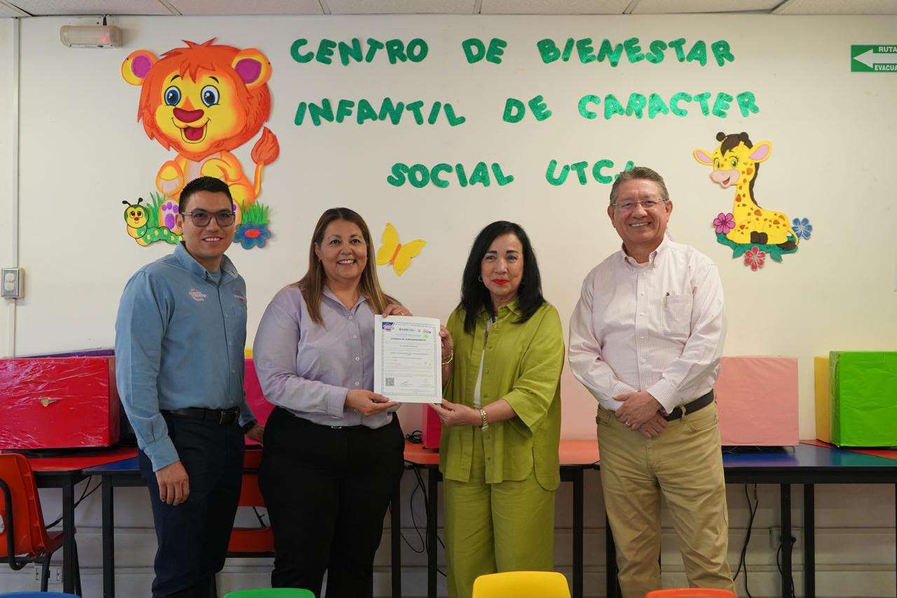Renueva UTCJ licencia para su estancia infantil
