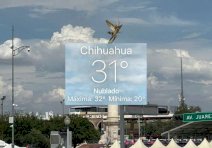 Mantiene cielo nublado a raya el termómetro en 31°C; prevén lluvias