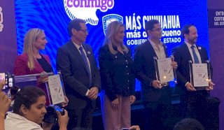 Entrega Maru Campos certificaciones BHG a dependencias estatales