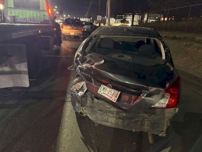 Provoca conductor de pickup un choque múltiple en la Pacheco