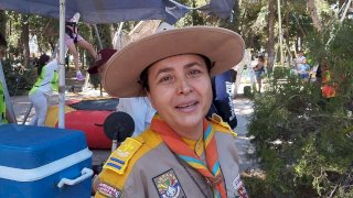 Participan Scouts de Antares en actividades de domingo en la Deportiva