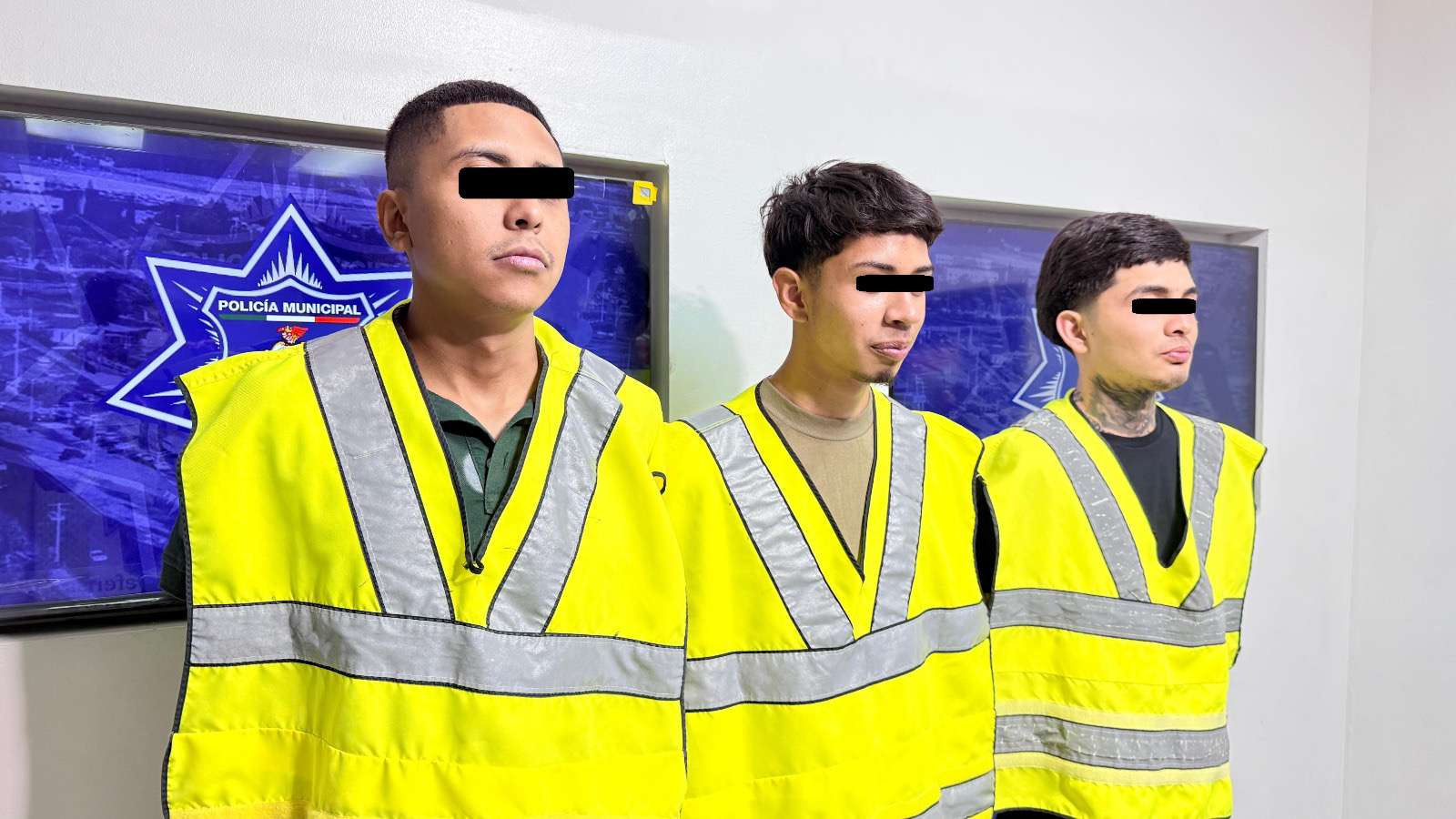 Detienen a tres y aseguran dos armas de fuego en el Kilómetro 20