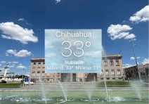 Mantiene Chihuahua clima caluroso; termómetro alcanza los 33°C 