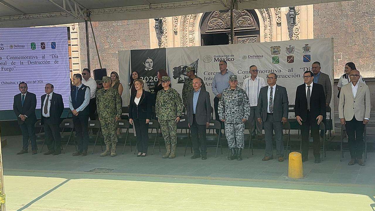 Destaca Gobernadora coordinación con federación tras destrucción de mil 500 armas