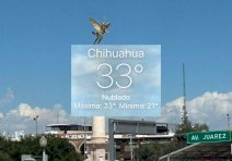 Predomina en Chihuahua clima caluroso con máxima de 33°C
