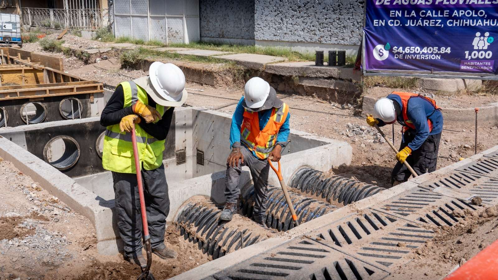 Beneficia obra de captación pluvial a vecinos de fraccionamiento Olimpia 
