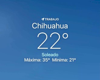 Se espera soleado y máxima de 35 grados centígrados 