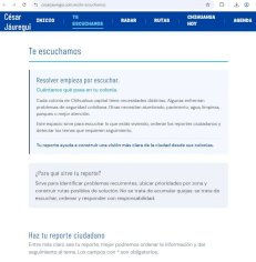 Invita Jáuregui a participar en plataforma Te Escuchamos