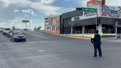 Realizan cierres parciales y totales en algunas vialidades del Centro por Cabalgata Villista