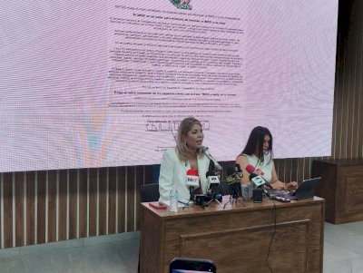 Rechaza Daniela Álvarez retirar espectaculares contra el Imss