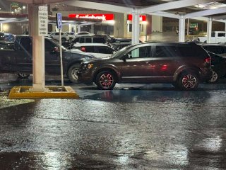 Cae fuerte aguacero al norte de la ciudad 