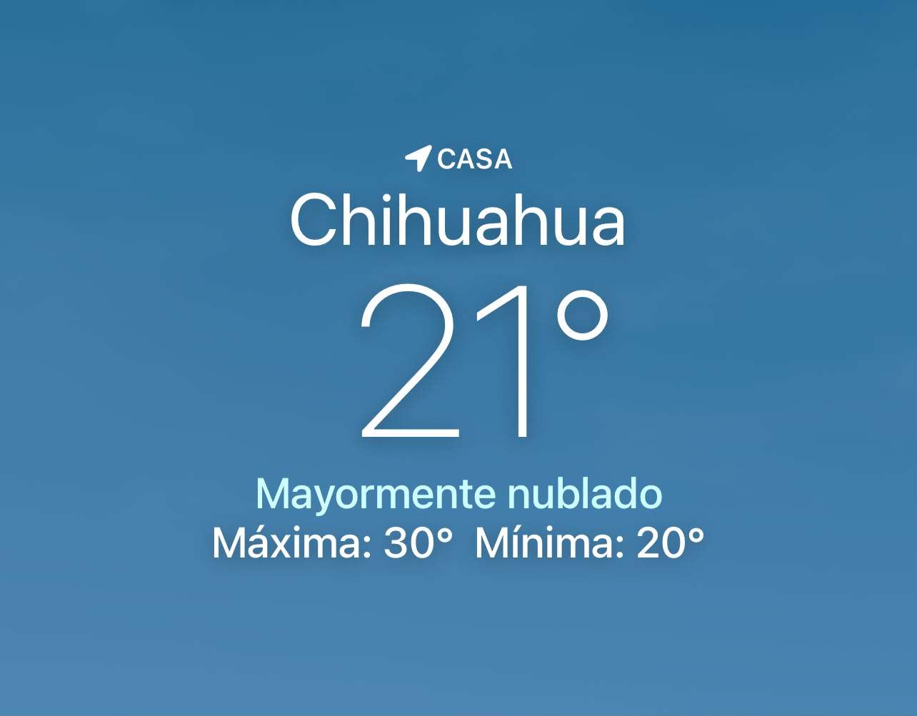 Se espera día nuboso con máxima de 30 grados centígrados 