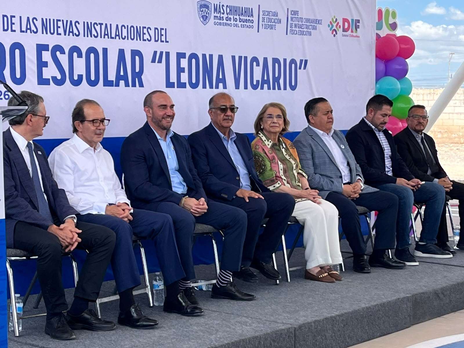 Entrega Estado ampliación de la Escuela Leona Vicario