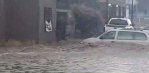 Afecta lluvia vialidad en la colonia Rosario por acumulación de agua
