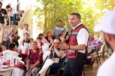 Suma apoyos Cruz Pérez Cuéllar en Ciudad Juárez