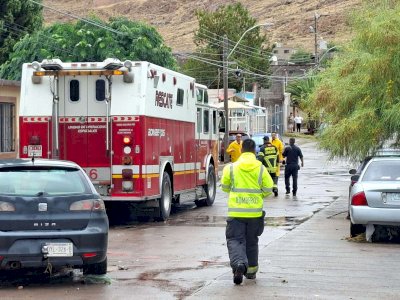 Deja lluvia 72 reportes de emergencia, un lesionado y un muerto 